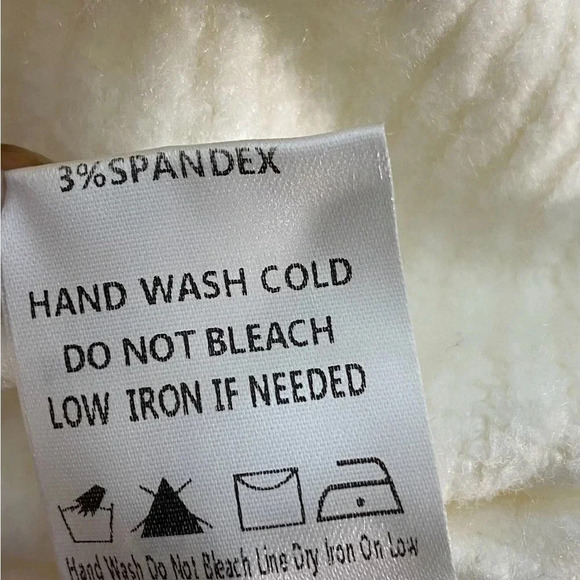 Elegant JLUXLABEL Cream Women's Sweater/cardigan size L - Picture 9 of 11